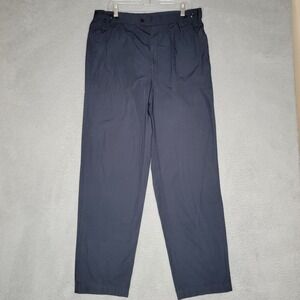 Conti Di Roma Slacks Mens 38 Navy Blue Straight Work Pants‎ Formal Office 35x33